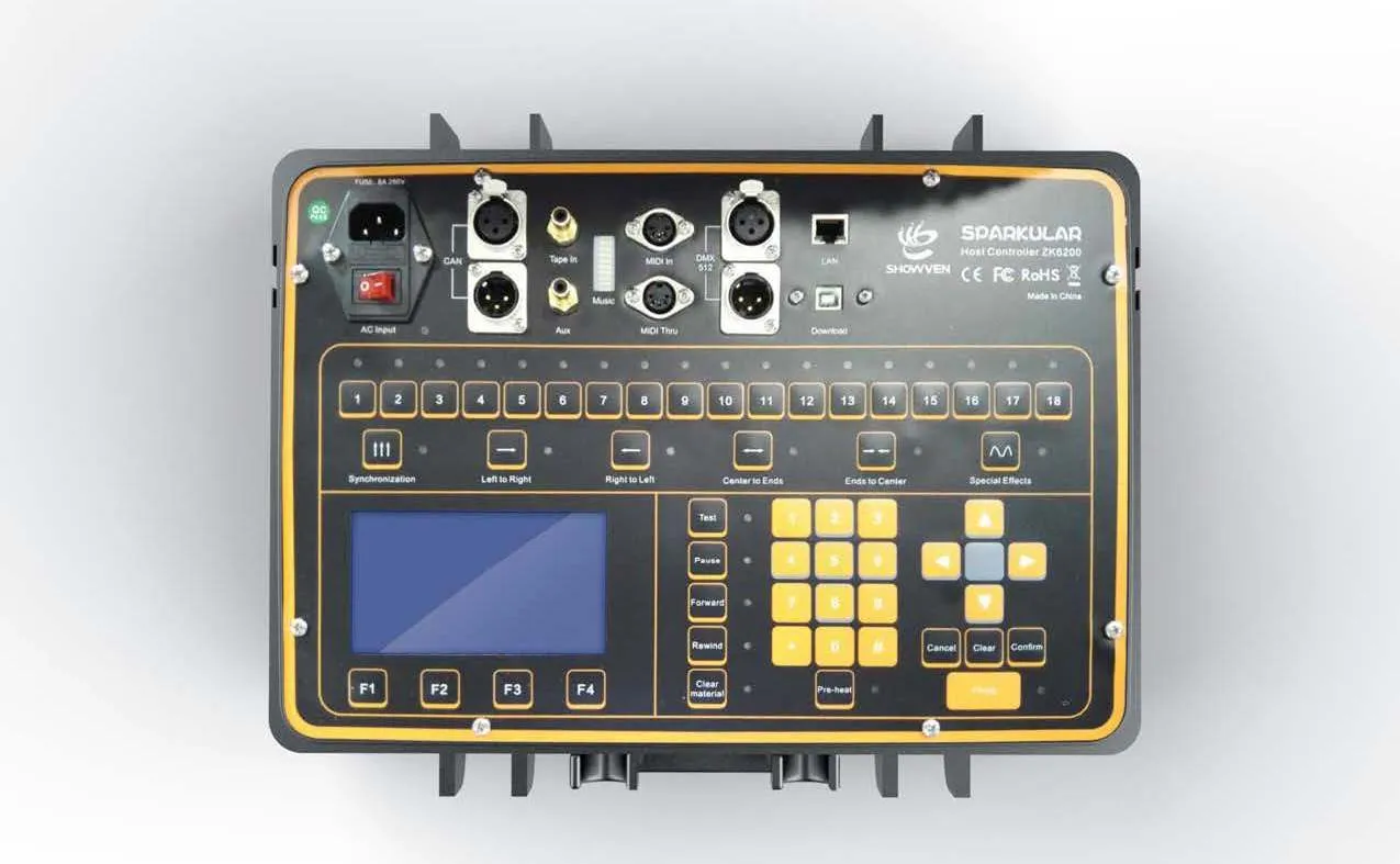Showven Pyrotechnic Host Controller DMX 512