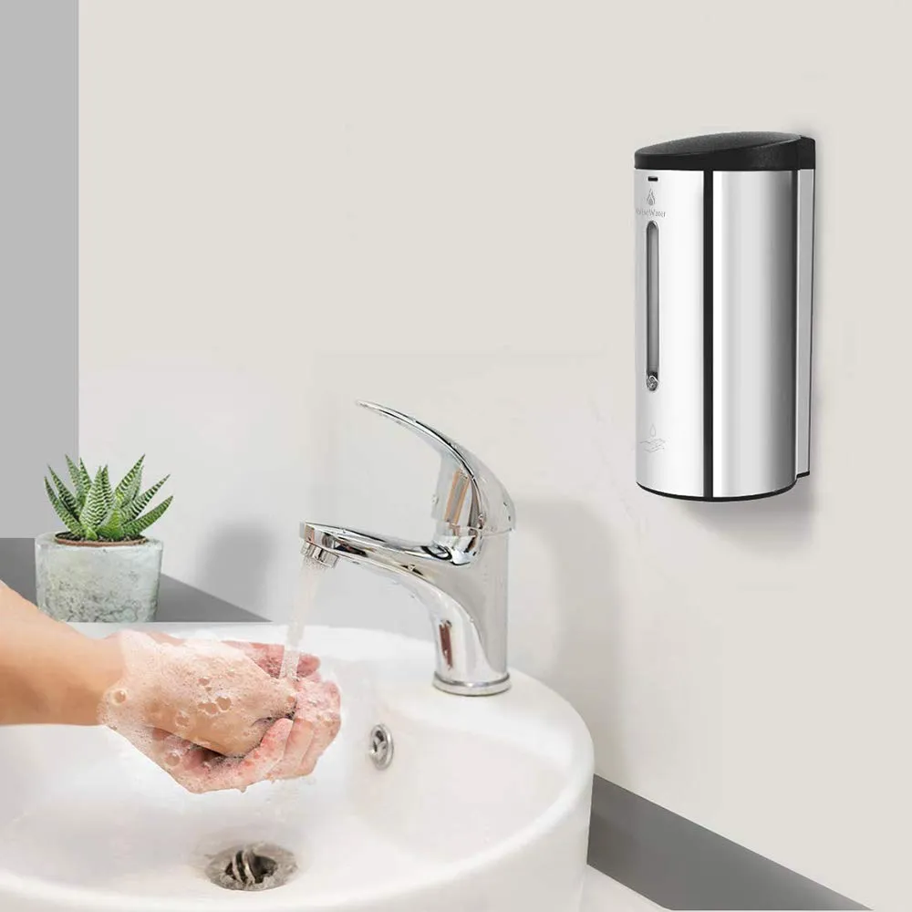 Soap Dispenser,Touchless Wall-Mounted Liquid Dispensers, Capacity 24oz/700ml