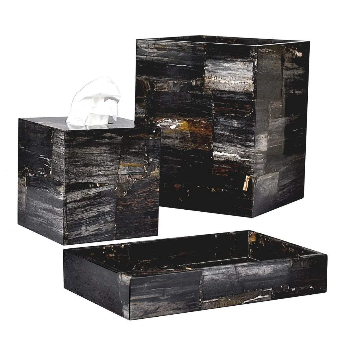 Taj Retro Wood Bath Accessories by Mike   Ally
