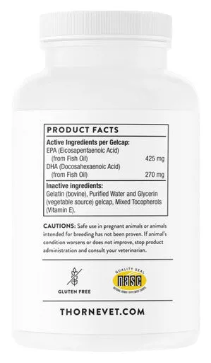 Thorne Vet SuperEPA Vet 90 capsules
