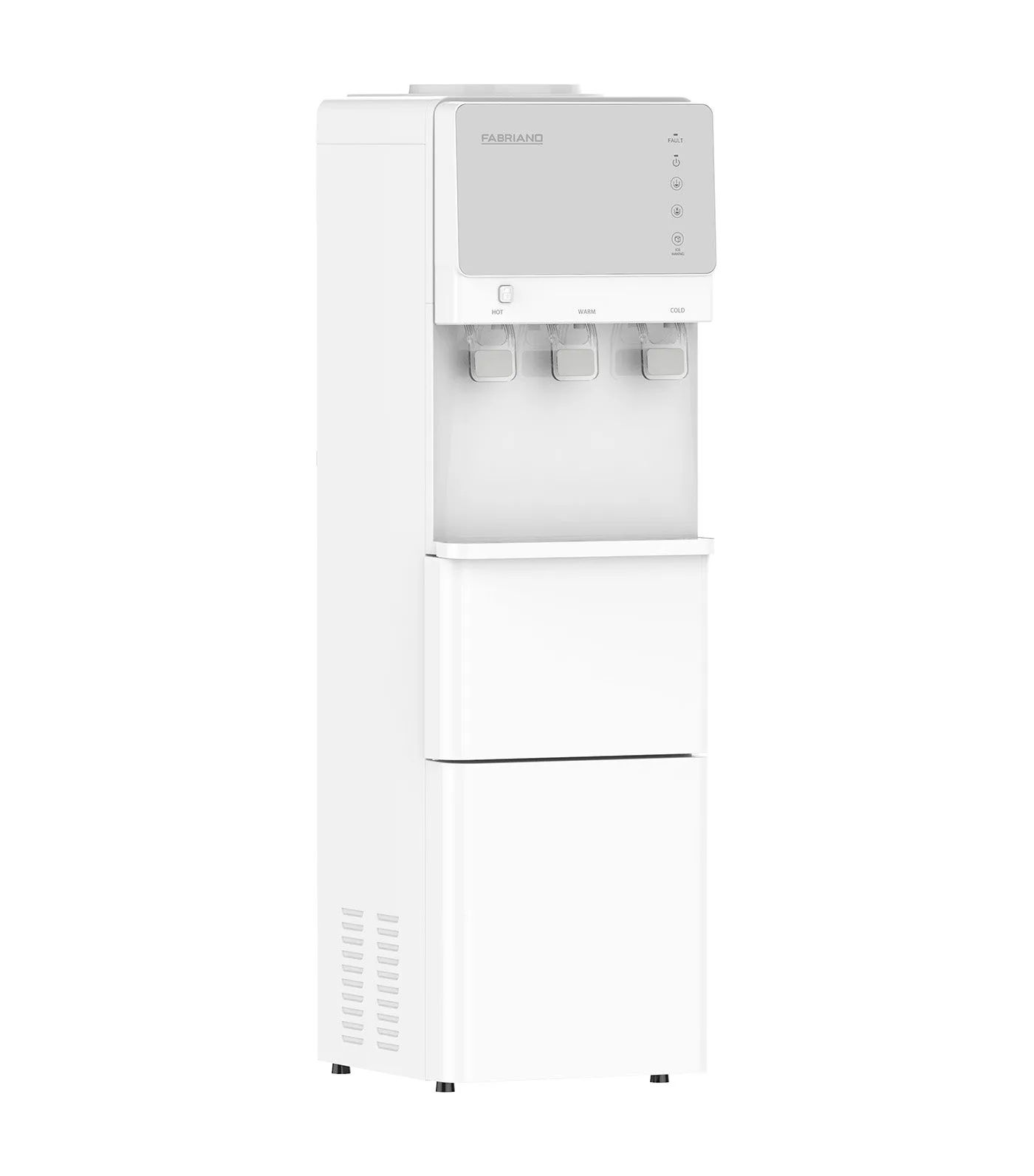 Top Load Water Dispenser with Ice Maker White
