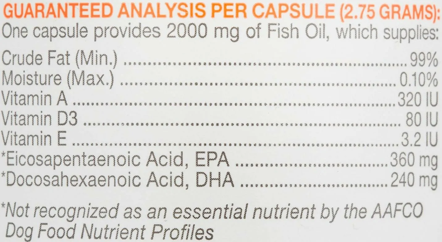 Triglyceride Omega Supplement for Large & Giant Dogs