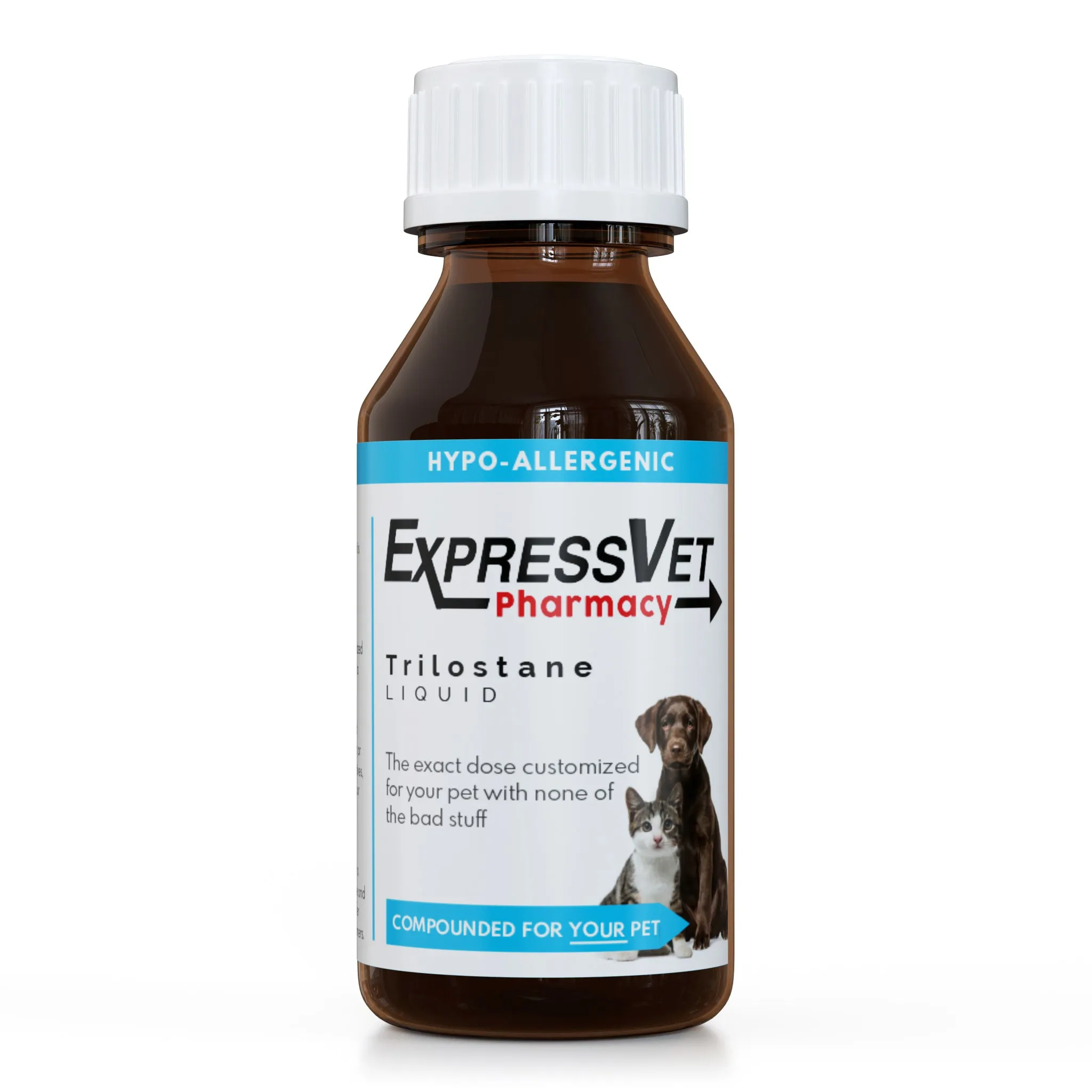 Trilostane Compounded in Cod Liver Oil for dogs and cats