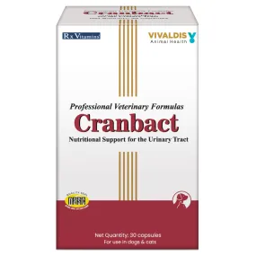 Vivaldis Cranbact Capsules for Dogs and Cats (pack of 30 capsules)