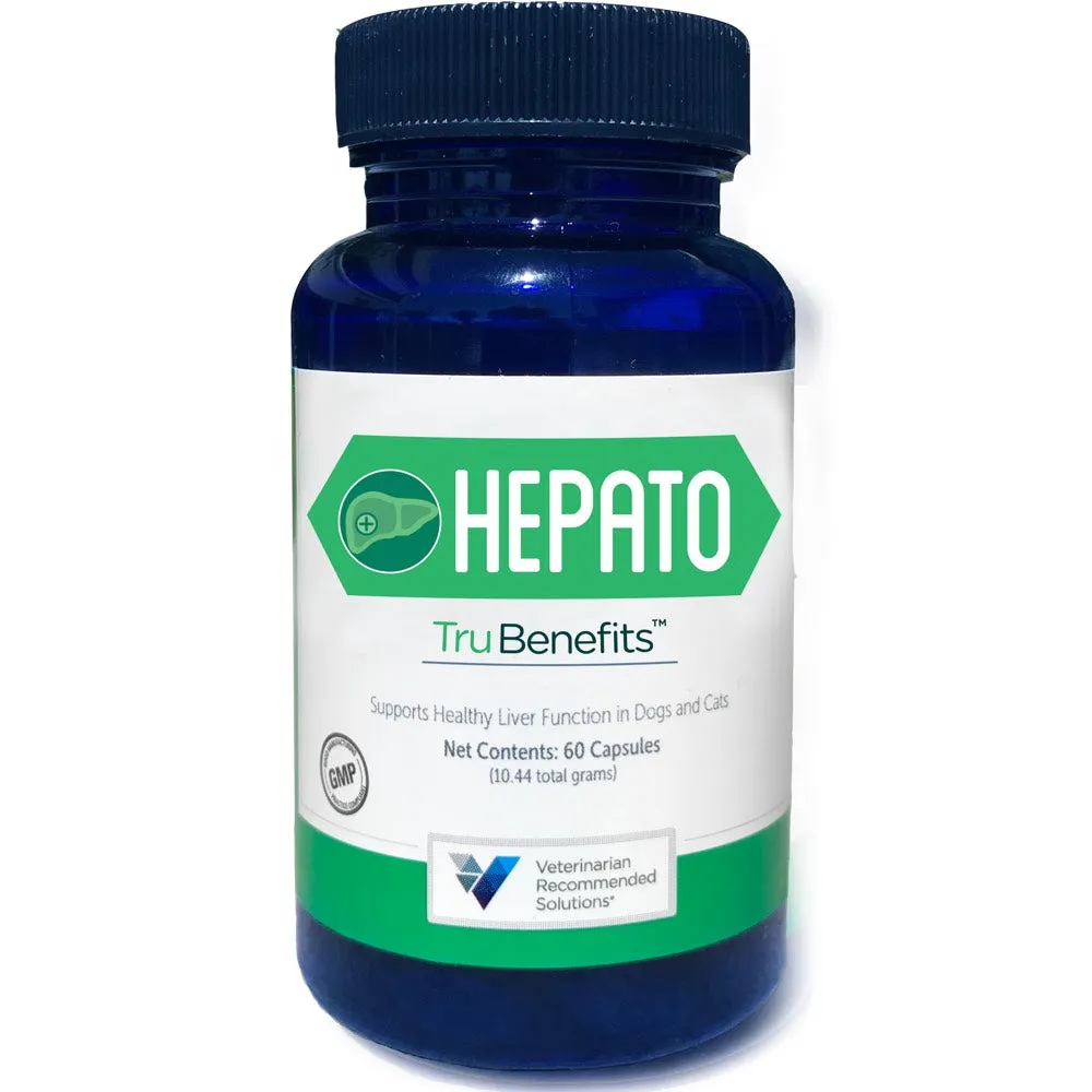 VRS Hepato TruBenefits Liver Health Supplement for Cats & Dogs 60ct
