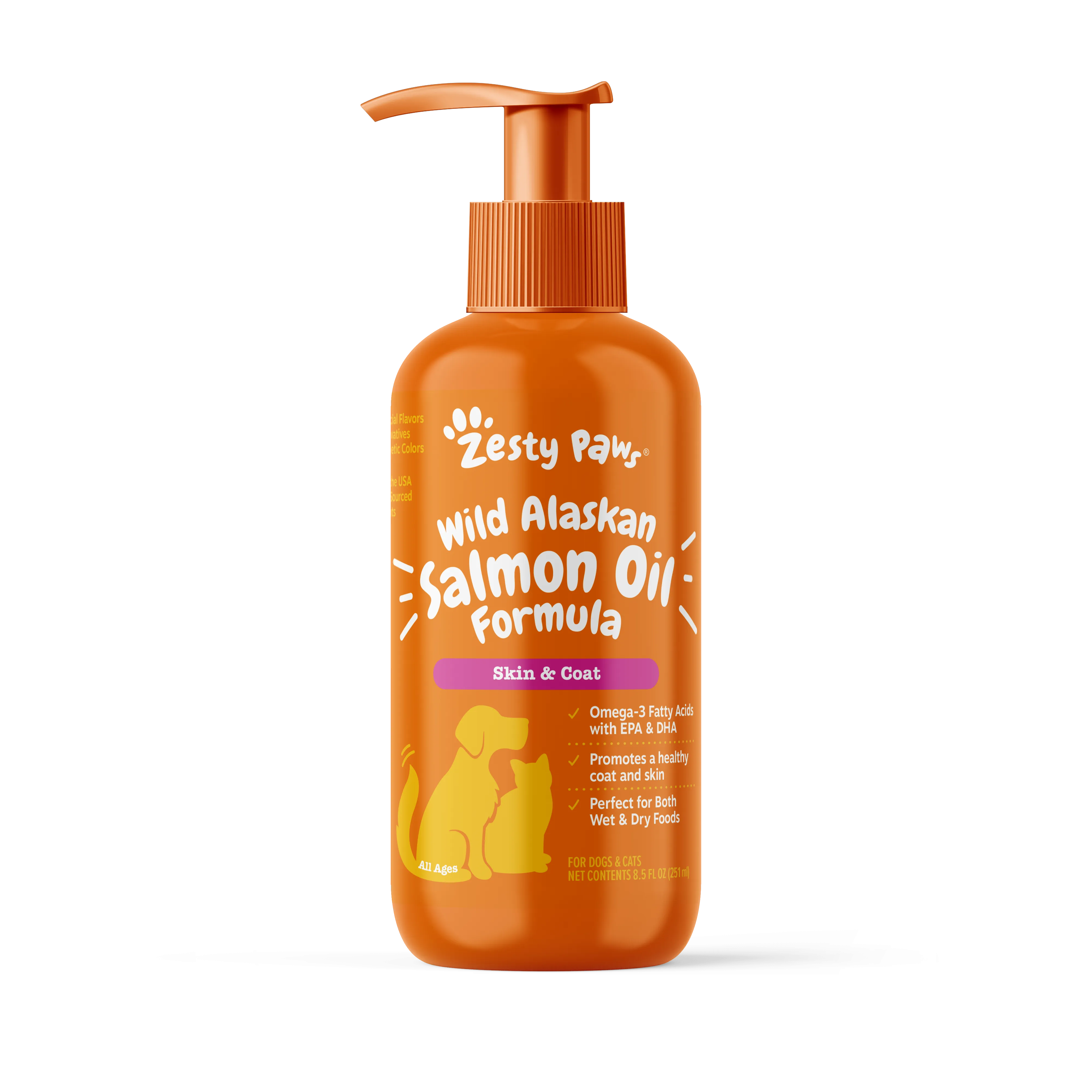 Wild Alaskan Salmon Oil Formula for Dogs & Cats