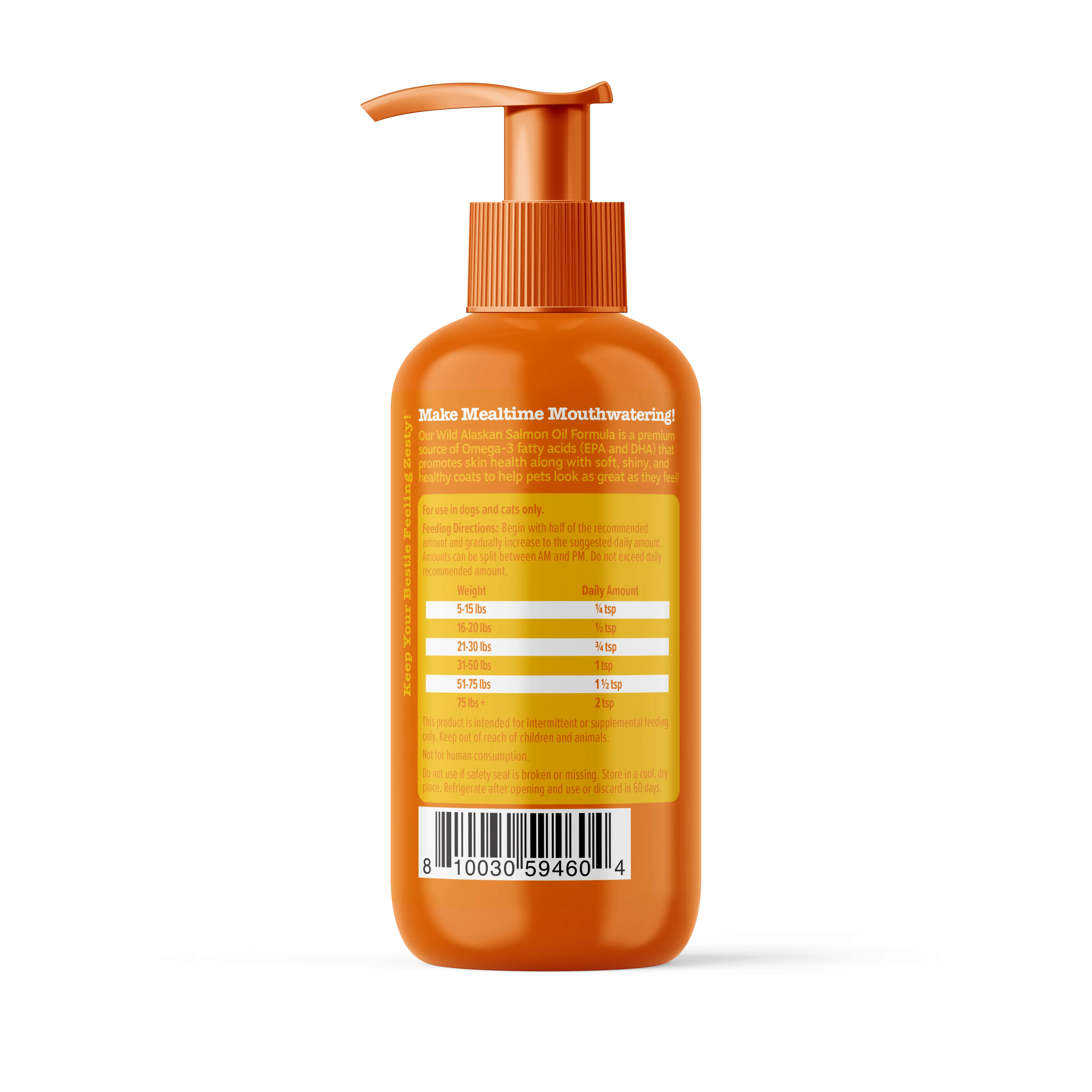 Wild Alaskan Salmon Oil Formula for Dogs & Cats