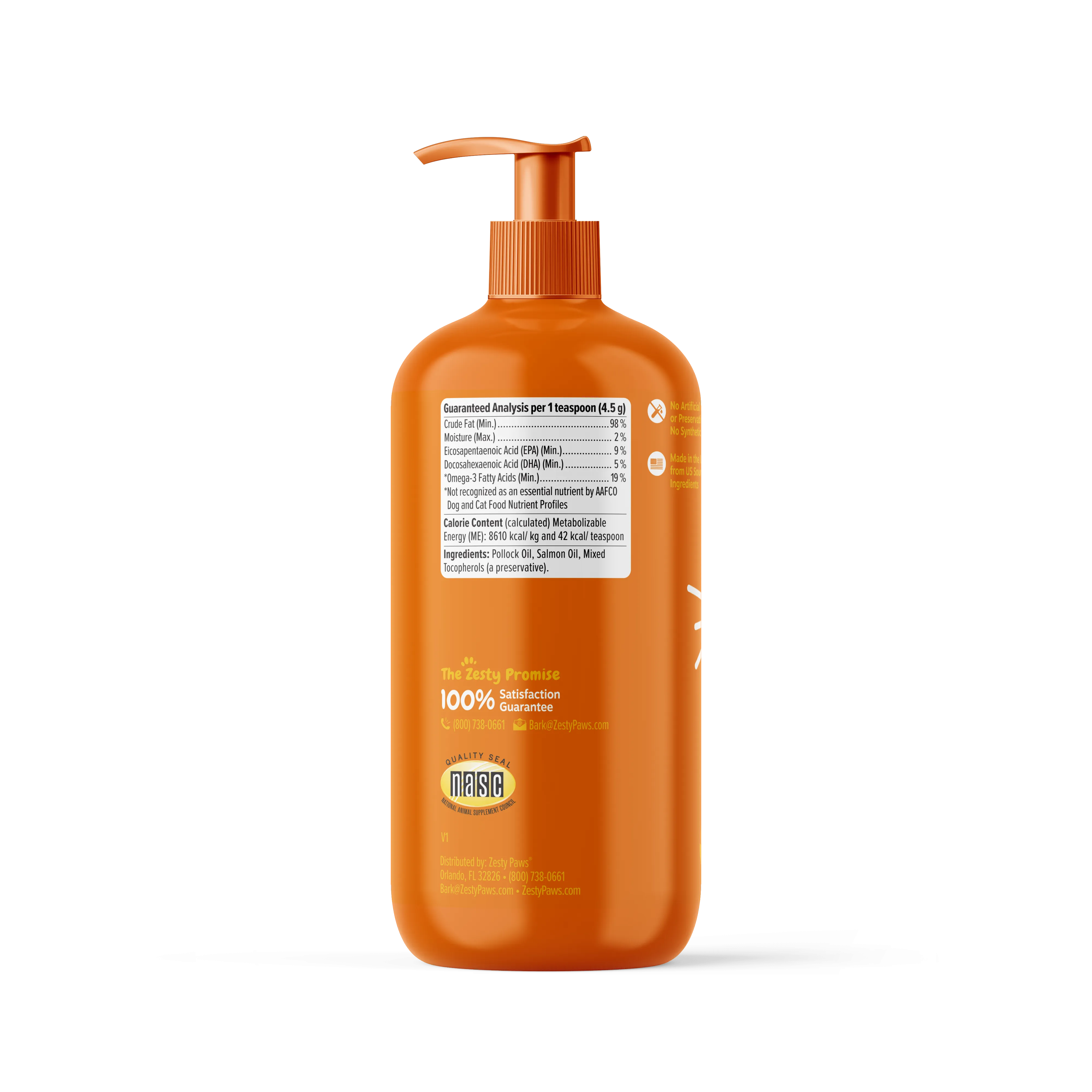 Wild Alaskan Salmon Oil Formula for Dogs & Cats
