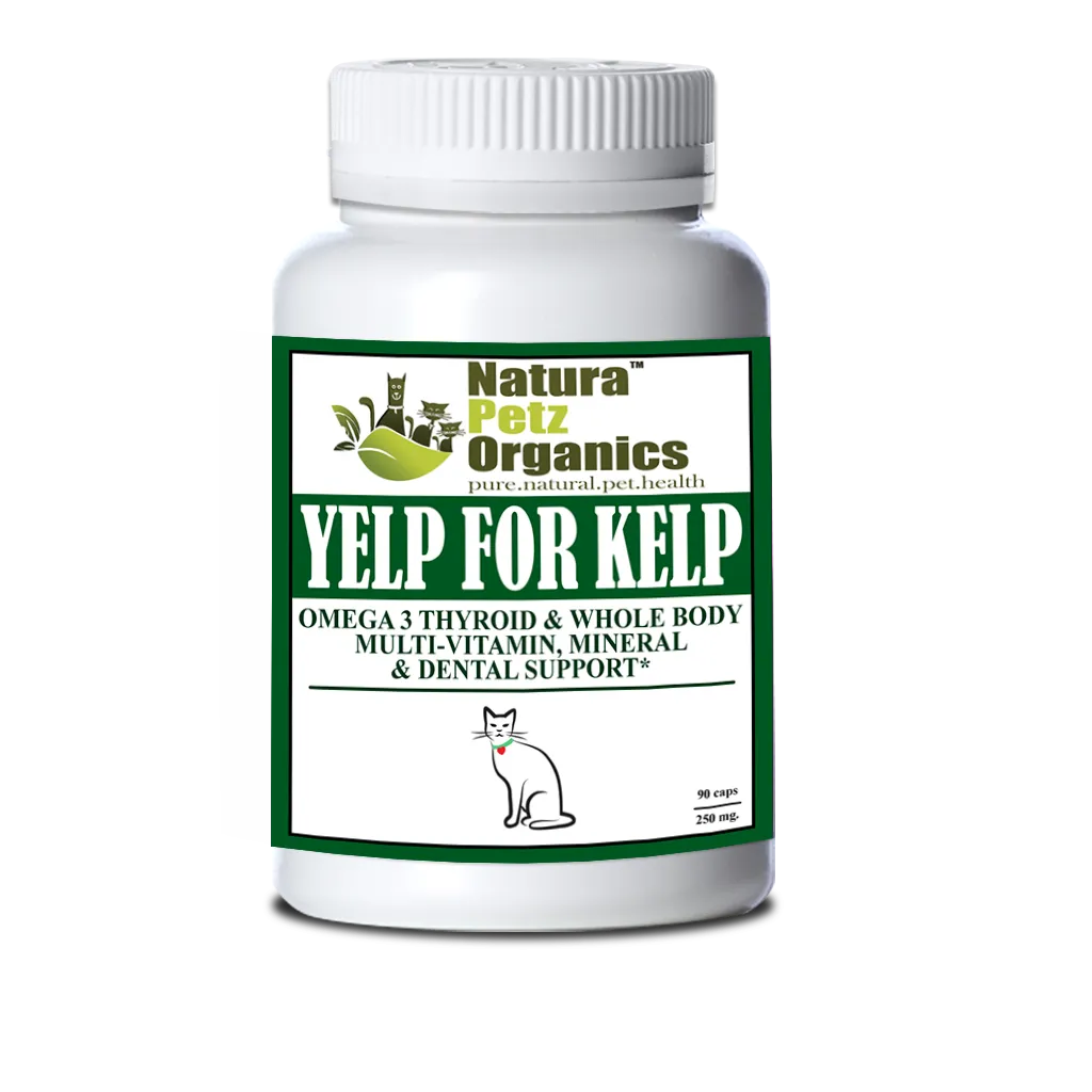 YELP FOR KELP - Omega 3 & 6 Thyroid & Whole Body Multi-Mineral, Vitamin & Dental Support*