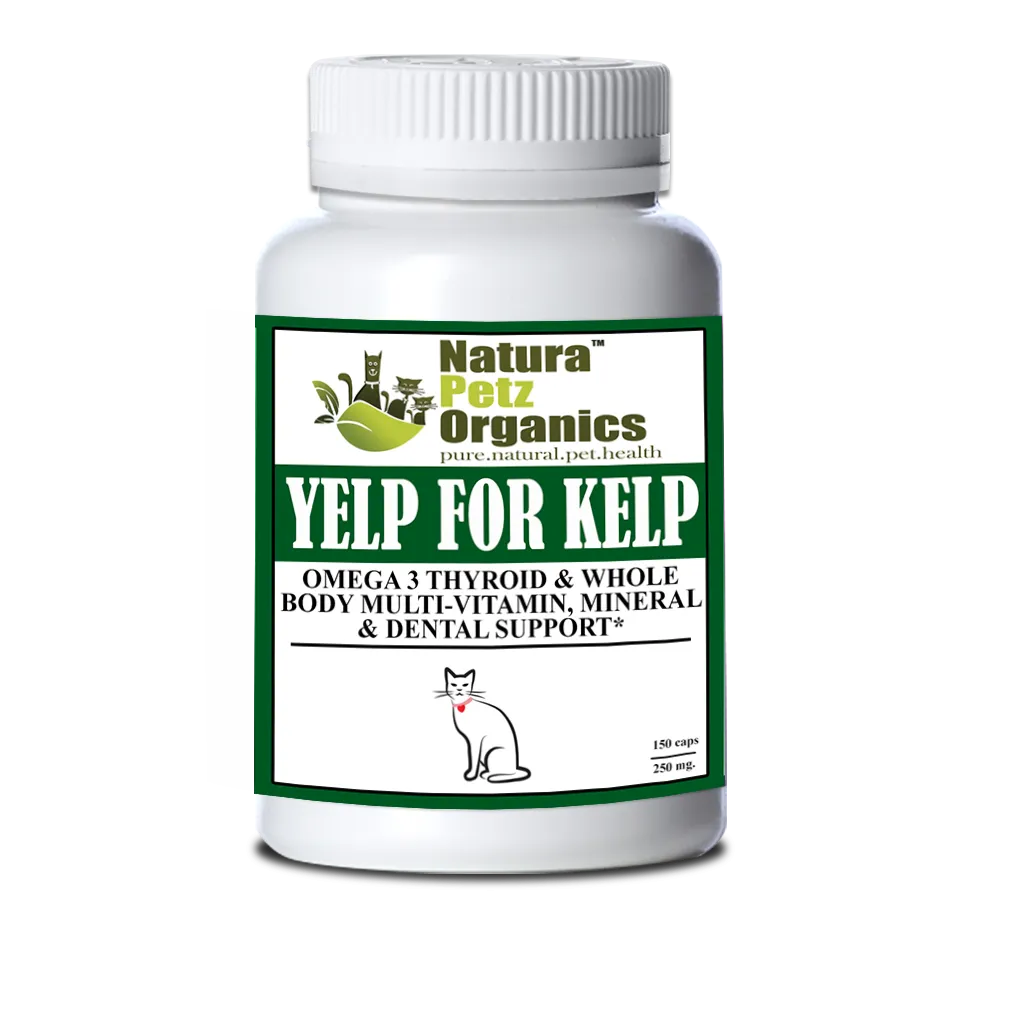 YELP FOR KELP - Omega 3 & 6 Thyroid & Whole Body Multi-Mineral, Vitamin & Dental Support*